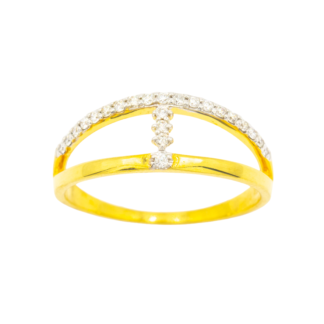 แหวนแถว เหมือนได้ใส่ 2 วง