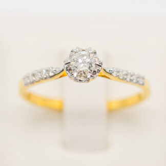 แหวนเพชรชู เม็ดกลาง 20 ตัง