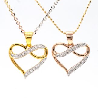 จี้หัวใจ infinity สวย เก๋ มีสไตร์