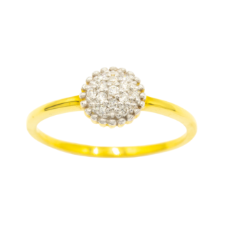 แหวนเพชรกระจุก เพชรฝังรวมกันหลายๆเม็ดสวยๆ