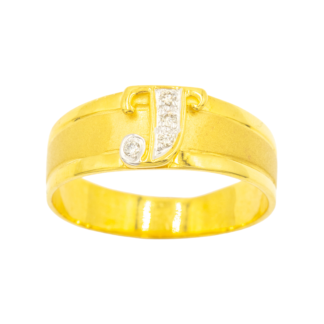 แหวนตัวอักษรตัว J