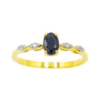 แหวนพลอยแหวนนิล Black Spinel