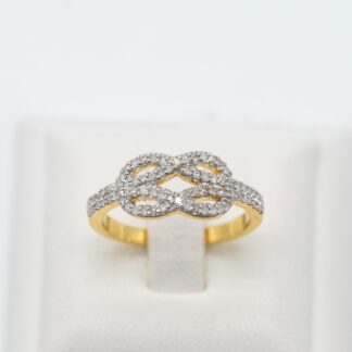 แหวนเพชรลายเชือก เงื่อน มัดพันผูก