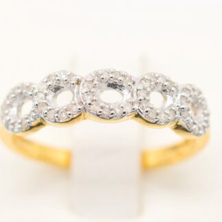 แหวนห่วง 5 ห่วง เพชรแน่นๆ 🔗💎✨