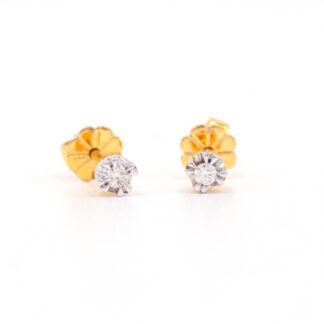 ต่างหู เม็ดเดี่ยว  เตยหัวใจ 💕