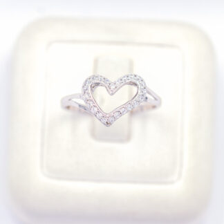 แหวนเงินเต็มดวง เงินแท้92.5% เพชร CZ LKM606