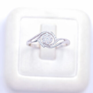 แหวนเงินกระจุกเหยิน เงินแท้92.5% เพชร CZ LKM661