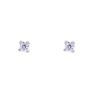 ต่างหูเม็ดเดี่ยวข้างละ 10 ตัง เงินแท้92.5% เพชร CZ CZER241