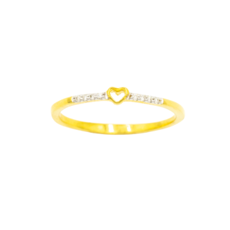 แหวนเพชรหัวใจโปร่ง