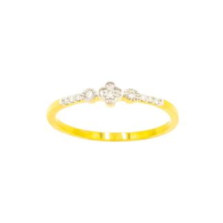 แหวนใบโคลเวอร์ 4 แฉก บ่าข้าง