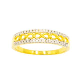 แหวนอินฟินีตี้ ประกบแถวเพชร