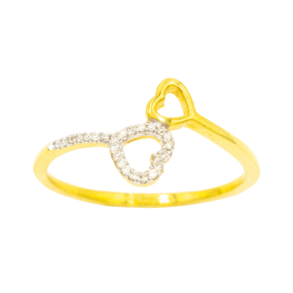 แหวนหัวใจ2 ดวง