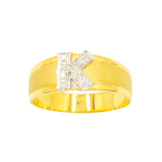 แหวนตัวอักษรตัว K